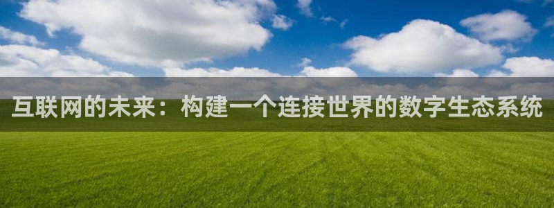 信誉辉达娱乐平台：互联网的未来